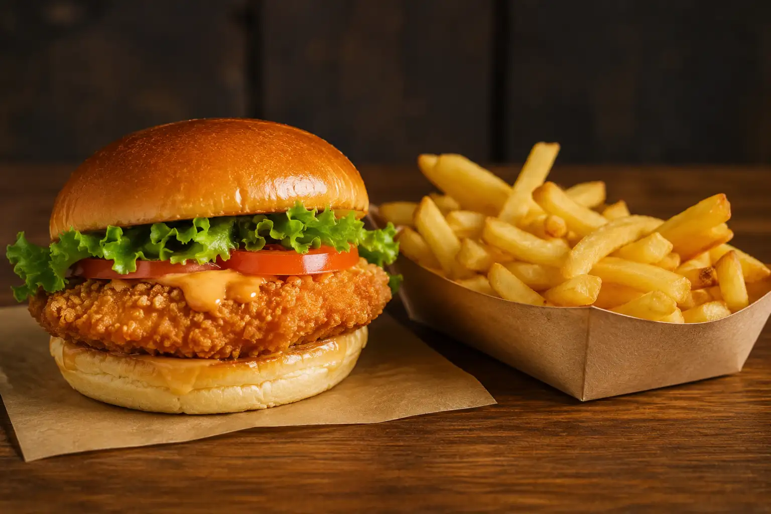 Burger Poulet Crispy