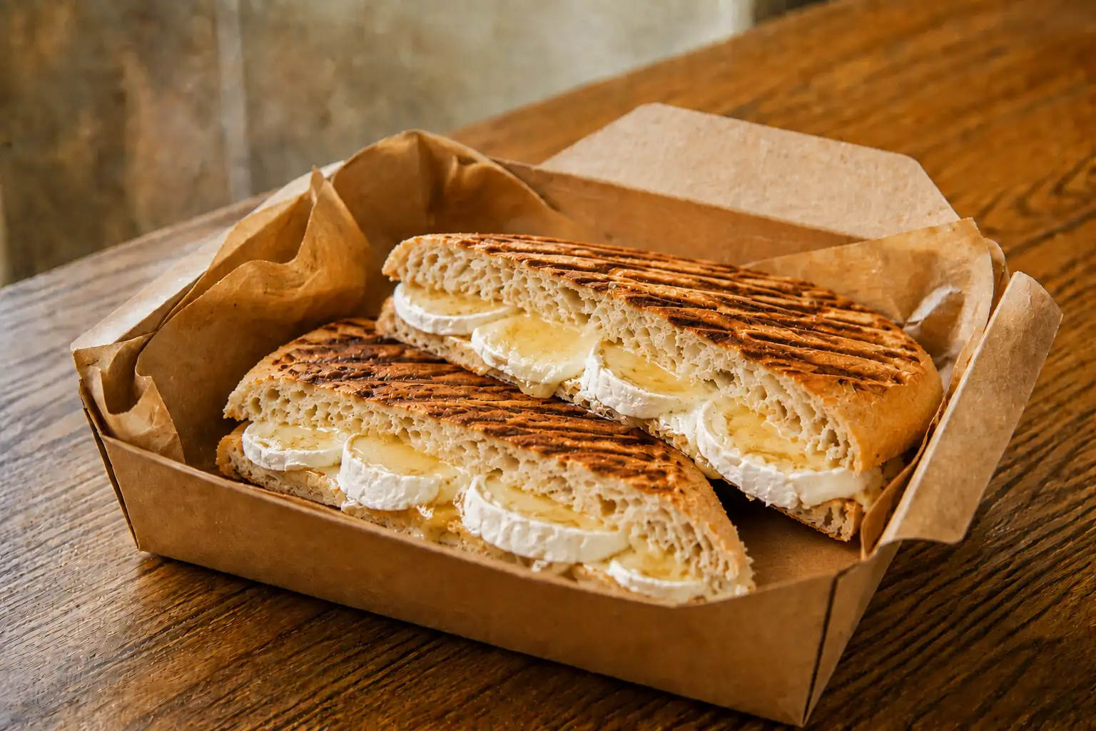 Panini chèvre miel